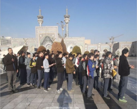 اعزام دانش آموزان پایه هشتم به اردوی تشرف به حرم، ویژه جشن تکلیف